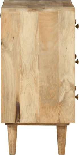 Comodă Dormitor din Lemn Maro 70x35x70cm