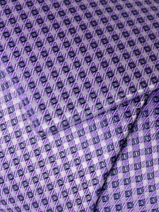 The Bostonians Dobby Men's Tie Printed In Purple Colour