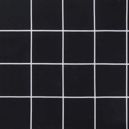 vidaXL Perna Scaunului De Grădină Rotundă Neagră 100x100cm
