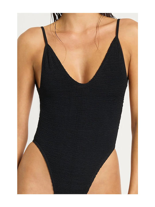 Black One Piece Swimsuit