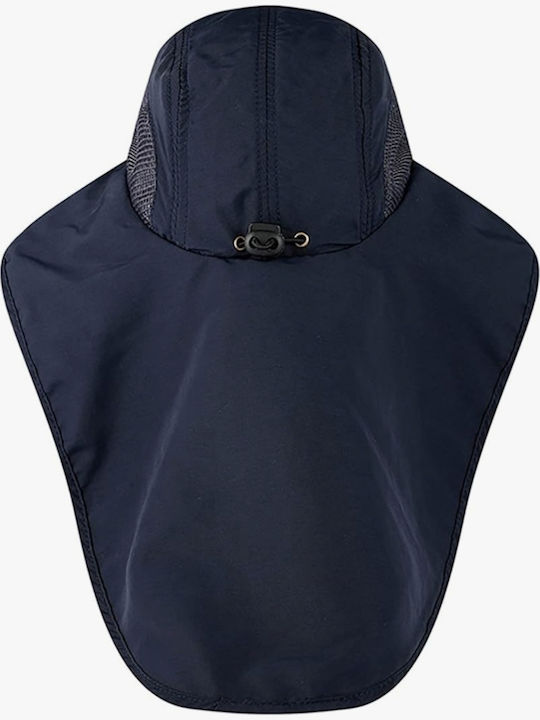Brims and Trims Stoffartiges Herrenhut Blau