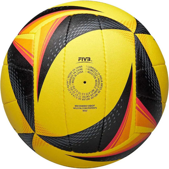 Μπάλα Beach Volley Wilson Optx Fivb Vb Game Ball Black Yellow Wv3000801xbof
