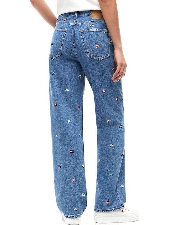 Tommy Hilfiger Layla Ψηλόμεσο Γυναικείο Jean Παντελόνι