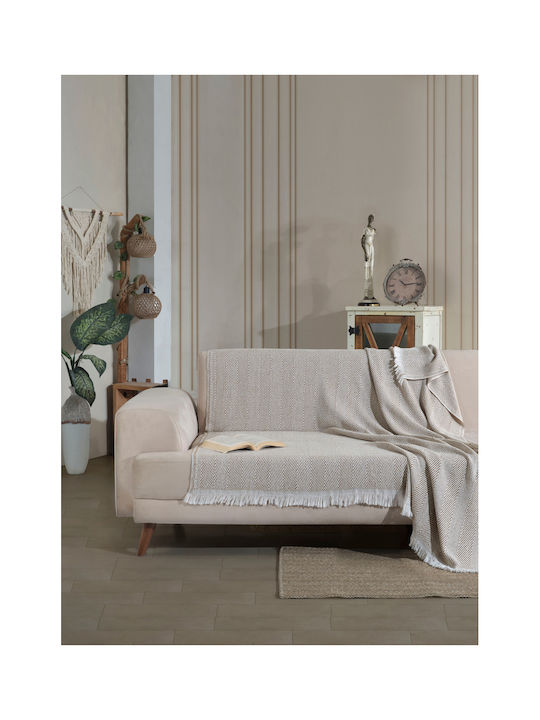 SteweHome Armchair Throw 150x200cm Grey