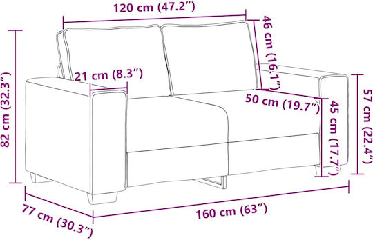 Living Room Furniture Set 3-Seater & 2-Seater
