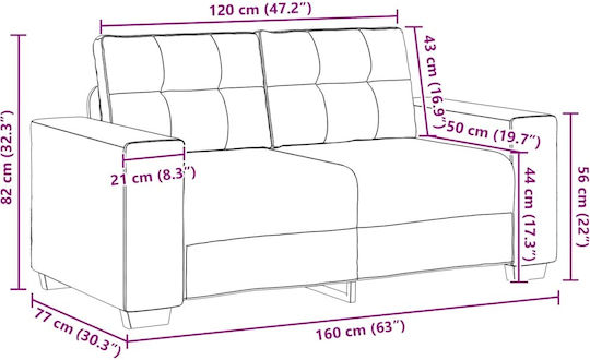 vidaXL Wohnzimmermöbel-Set 3-Sitzer & 2-Sitzer