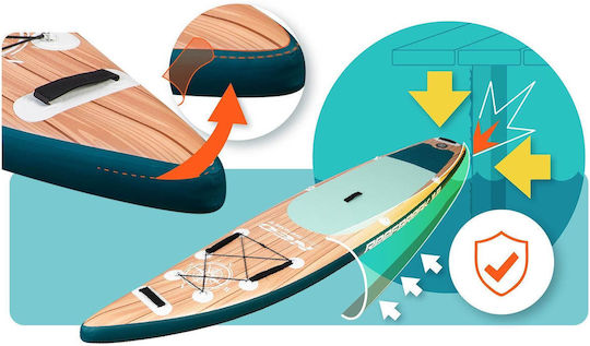 NEO Sport Reefbreak Aufblasbare SUP Board mit Länge 3.5m Beiges