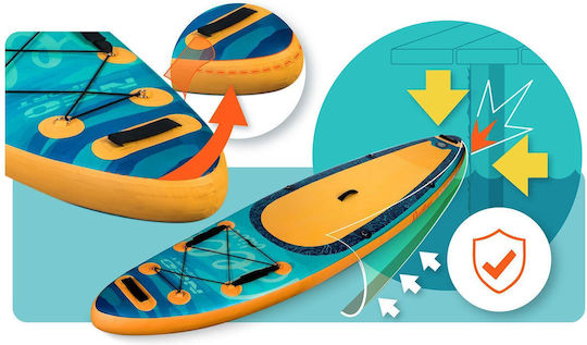 NEO Sport Aquasurf Φουσκωτή Σανίδα SUP με Μήκος 3.2m Μπλε