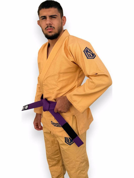 Chosen Männer Kampfsportuniformen Brazilian Jiu Jitsu Orange