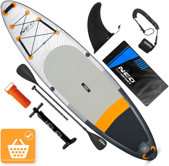 NEO Sport Aquasurf Aufblasbare SUP Board mit Länge 3.2m Weiß