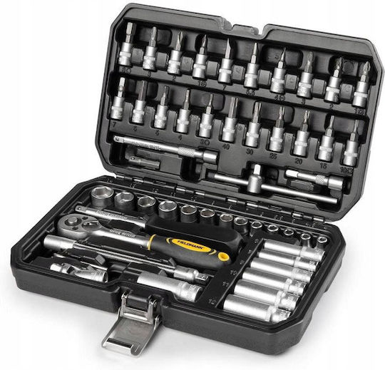 Fieldmann Fieldmann Ratschen- und Steckschlüssel-Set 1/4" 53 Stück