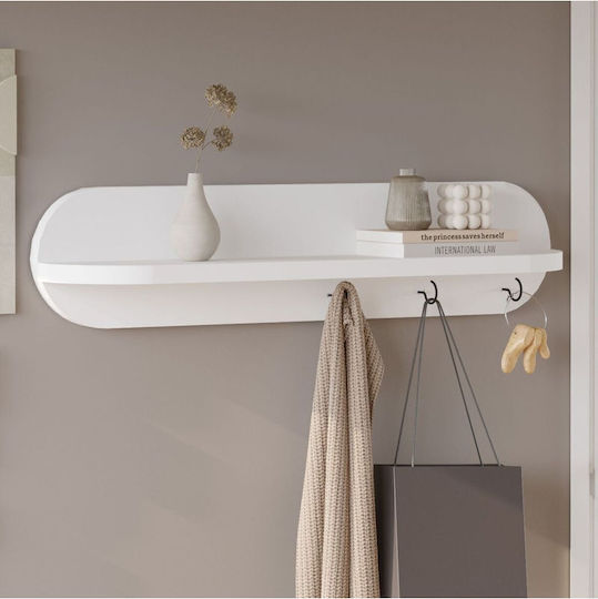 SteweHome Agățătoare de Perete din Lemn cu 3 Compartimente 60x14x11cm SteweHome Agățătoare de Perete din Lemn cu 3 Compartimente 60x14x11cm
