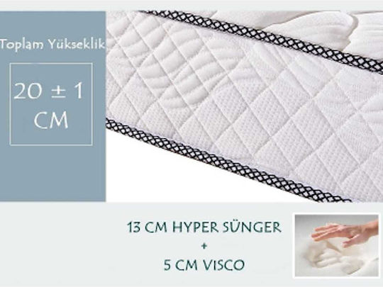 SteweHome Orthopedic Kids Bed Mattress 75x200+18cm