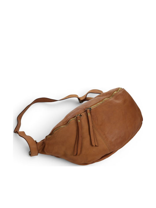 Leather Women's Crossbody Bag Tabac Brown