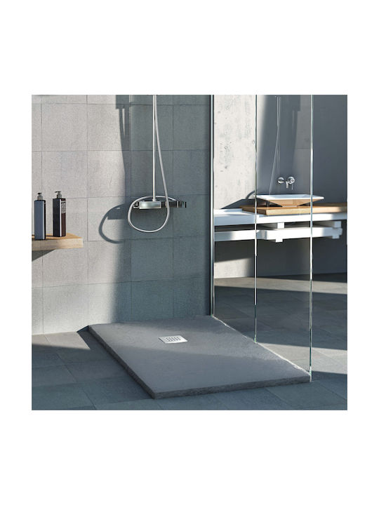 Sanitec Karisto Mischpult Eingebaute Wasserhähne für Dusche Grau