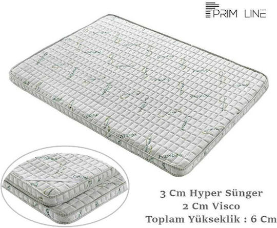 SteweHome Ортопедичен Матрак За Кошара с Memory Foam 70x160+6cm