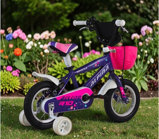 Alpina Beleno Vb 12 12" Детско Колело BMX Лилаво
