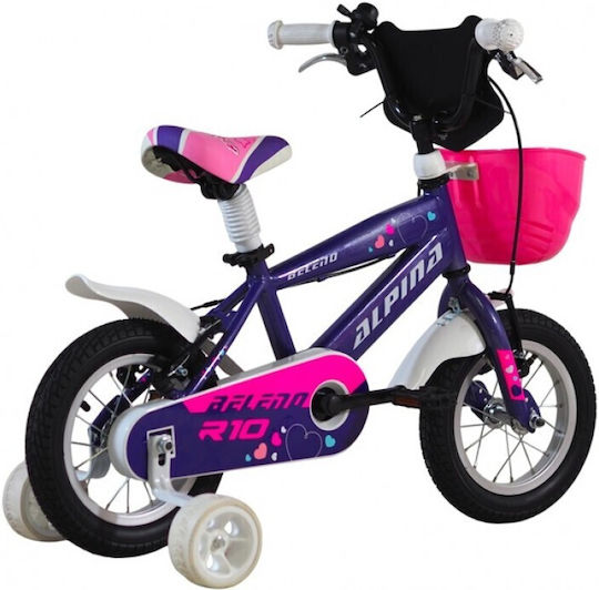 Alpina Beleno Vb 12 12" Детско Колело BMX Лилаво