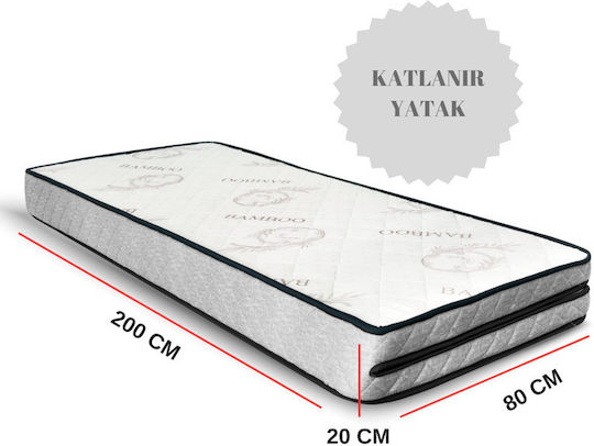 SteweHome Ορθοπεδικό Στρώμα Κούνιας 50x90+20cm