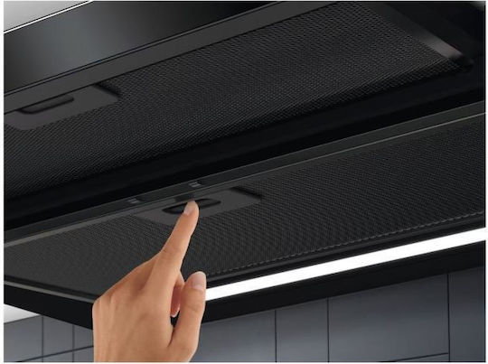 Electrolux Συρόμενος Απορροφητήρας 60cm Μαύρος