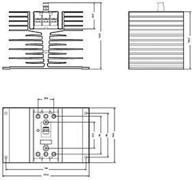 Siemens Ρελέ Ράγας 40A Τριπολικό