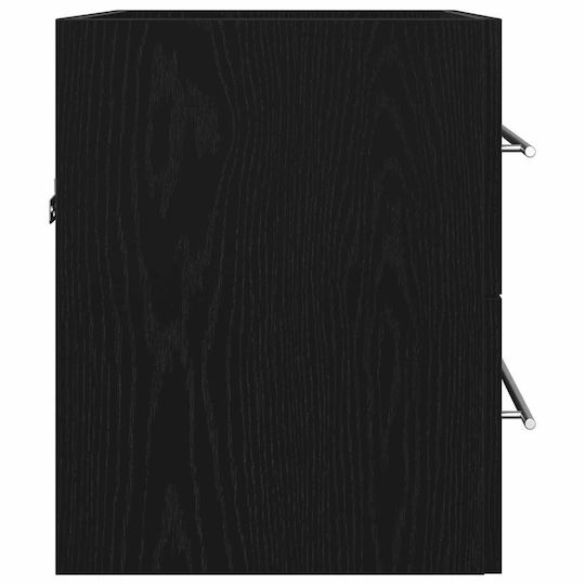 vidaXL 862028 Πάγκος χωρίς Νιπτήρα Μ60xΒ38.5xΥ48cm Black Oak