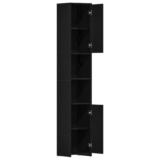 vidaXL Πάγκος χωρίς Νιπτήρα Μ30xΒ30xΥ183.5cm Μαύρο