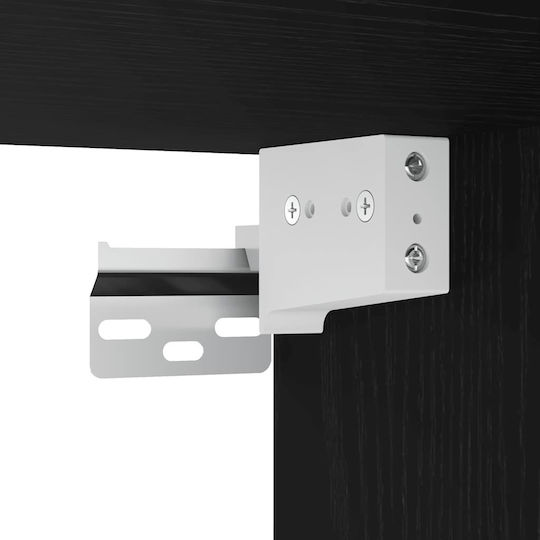 vidaXL 862028 Πάγκος χωρίς Νιπτήρα Μ60xΒ38.5xΥ48cm Black Oak