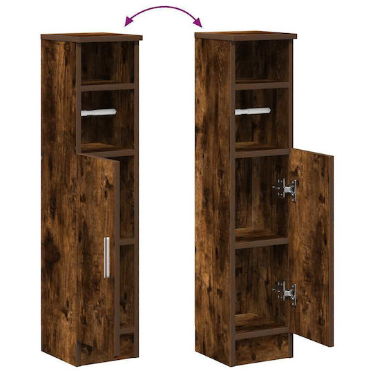 vidaXL Bathroom Vanity Unit Without Sink M20.5xL22xH90cm Brown