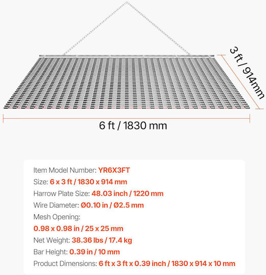 Vevor Râme LP63FTTDK00069G9G001V0