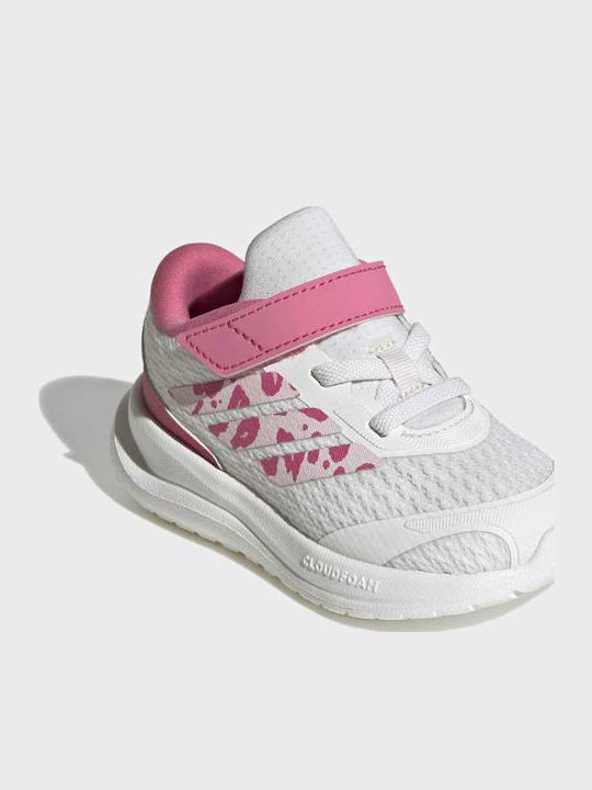 Runfalcon Kids Sports Shoes Running with Hoop & Loop Closure White