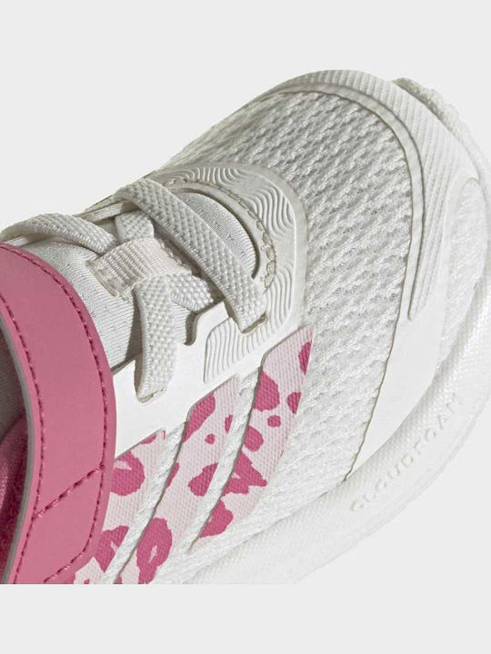 Runfalcon Kids Sports Shoes Running with Hoop & Loop Closure White
