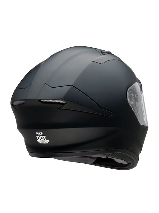 Z1R Talon Solid Black Matte Κράνος Μηχανής Full Face DOT / ECE 22.06