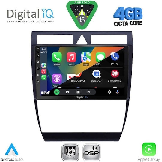 Digital IQ Ηχοσύστημα Αυτοκινήτου για Audi TT 2007-2015 (Bluetooth/USB/WiFi/GPS/Apple-Carplay/Android-Auto) με Οθόνη Αφής 9"