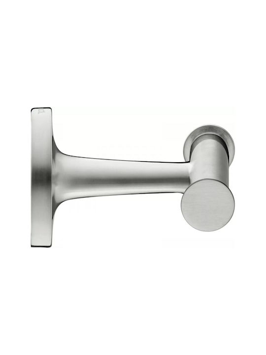 Duravit Άγκιστρο Μπάνιου Διπλό με Βίδες Γκρι