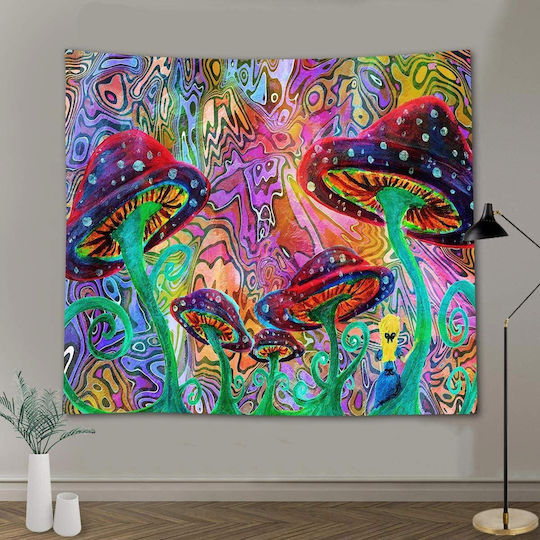 FRIPIA Decorațiune Tapiserie Pădurea Poveștilor Lucrată Manual Multicoloră Din Țesătură 150x130cm