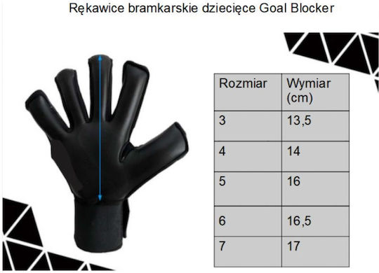 Yakimasport Kids Goalkeeper Gloves Black
