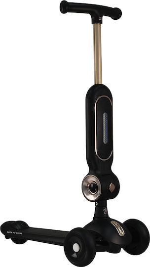Bebe Stars Kinderroller 3-Rad mit Sitz Schwarz