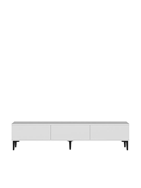 Stand TV Alb L180xA30xÎ41cm