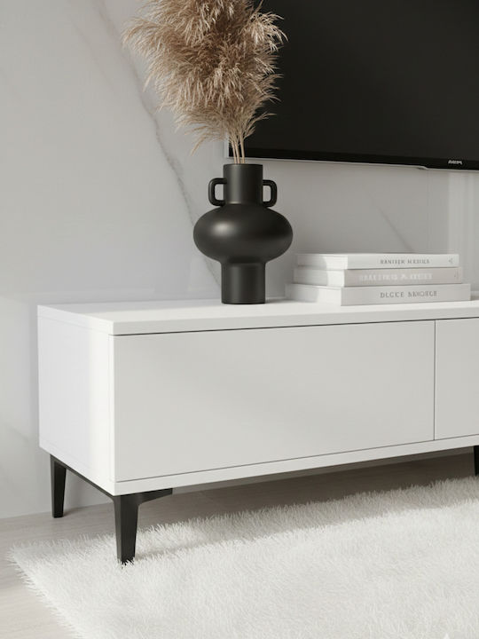 Stand TV Alb L180xA30xÎ41cm