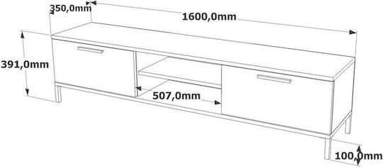 TV-Ständer Braun M160xP35xH39cm