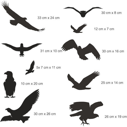 Window Stickers Prevent Birds – Bird Deterrent 14 Pieces