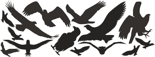 Window Stickers Prevent Birds – Bird Deterrent 14 Pieces