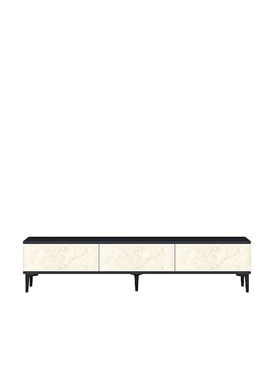 Έπιπλο Τηλεόρασης Γκρι Μ180xΠ30xΥ41cm