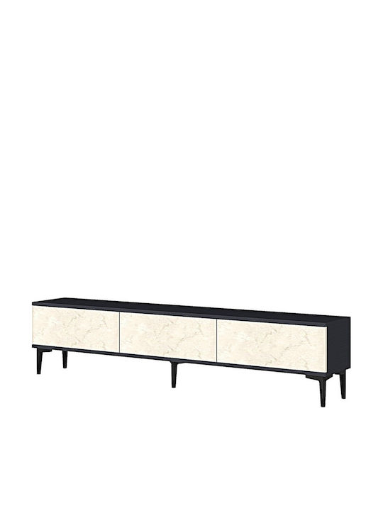 Έπιπλο Τηλεόρασης Γκρι Μ180xΠ30xΥ41cm