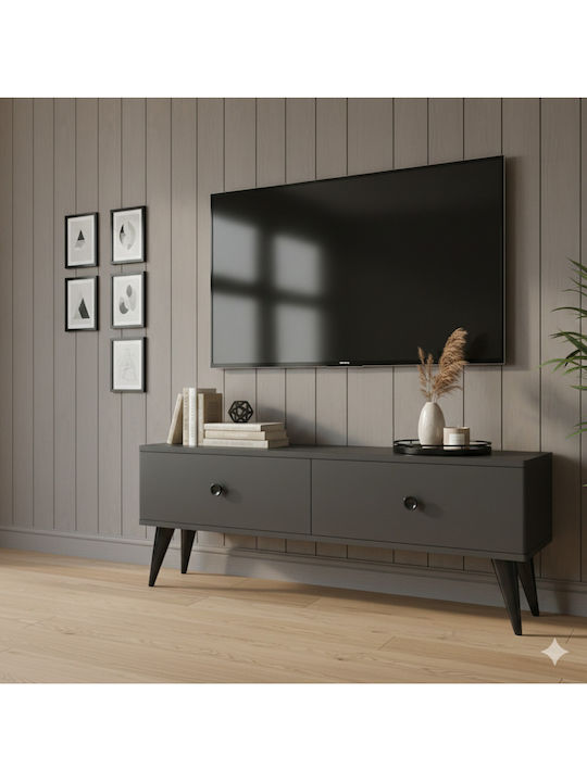Gray TV Stand L120xD30xH41cm