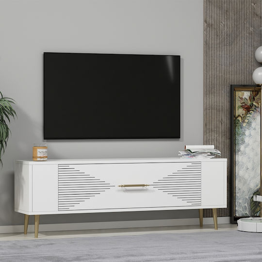Έπιπλο Τηλεόρασης Πολύχρωμο Μ120xΠ26xΥ48cm