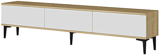 Έπιπλο TV Επιδαπέδιο Μαύρο 180x30x41εκ. Έπιπλο TV Επιδαπέδιο Μαύρο 180x30x41εκ.