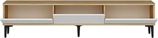 Έπιπλο TV Επιδαπέδιο Μαύρο 180x30x41εκ.