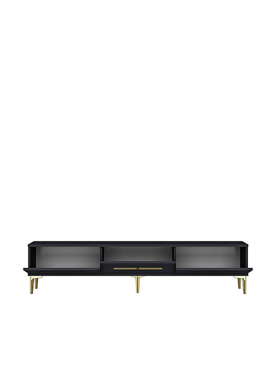 Έπιπλο Τηλεόρασης Γκρι Μ180xΠ30xΥ41cm